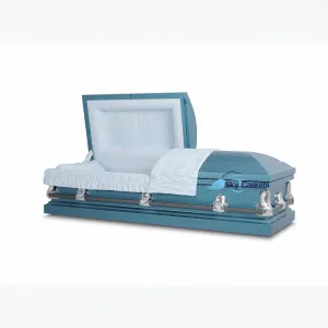 A light blue Empire Blue Steel Casket (upgrade from Orion)
