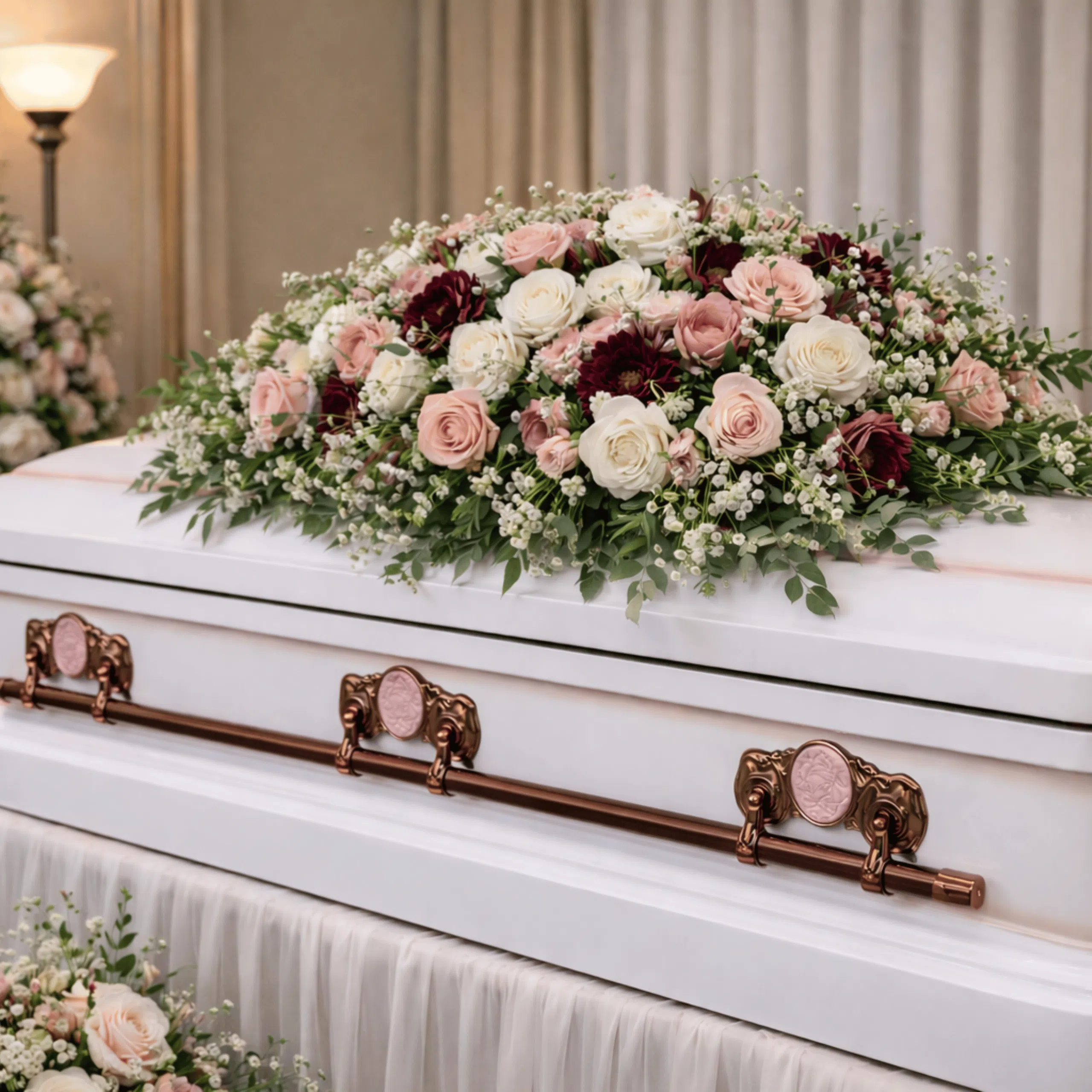 Athena Rose - 18 Gauge Steel Casket - Sky Caskets